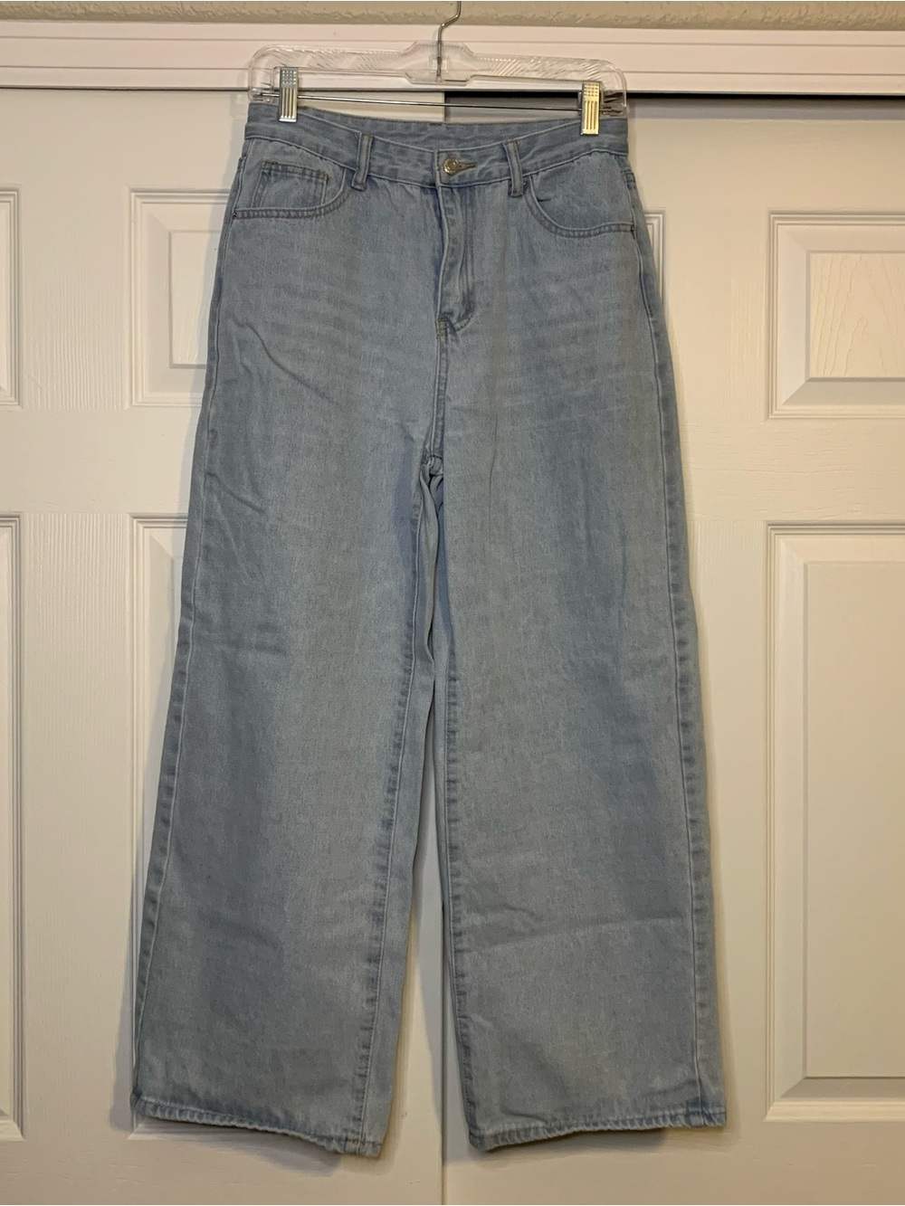 Light Blue Wide Leg Jeans